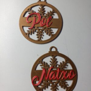 bola navidad con nombre personalizada